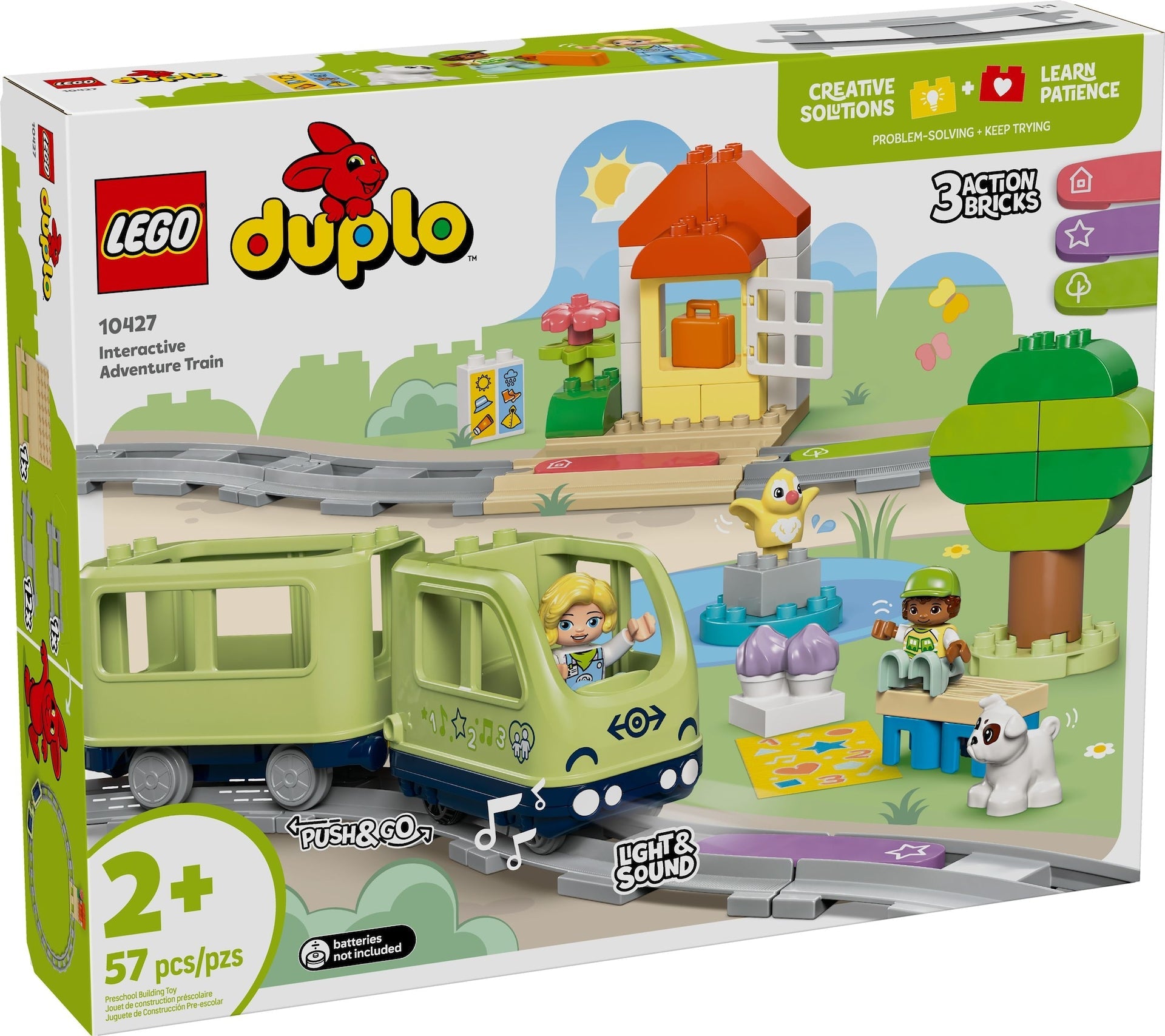 LEGO Duplo Interactive Adventure Train - 10427, 57-pcs, Ages 2+