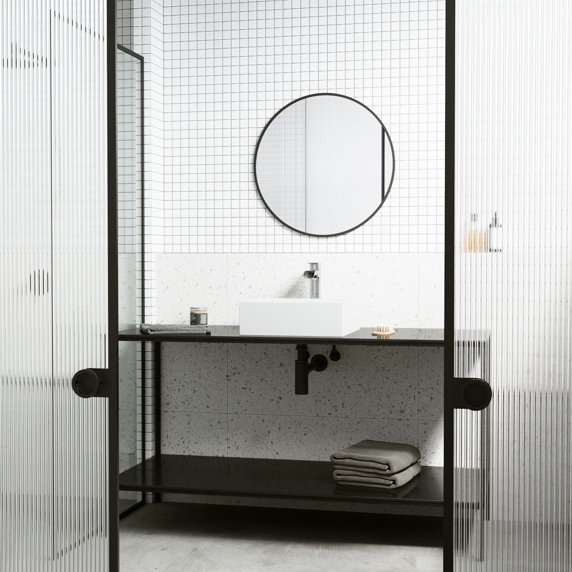 VIGO Starr Modern MatteStone 15x15-in Deep White Bathroom Sink/Basin with Square Vessel