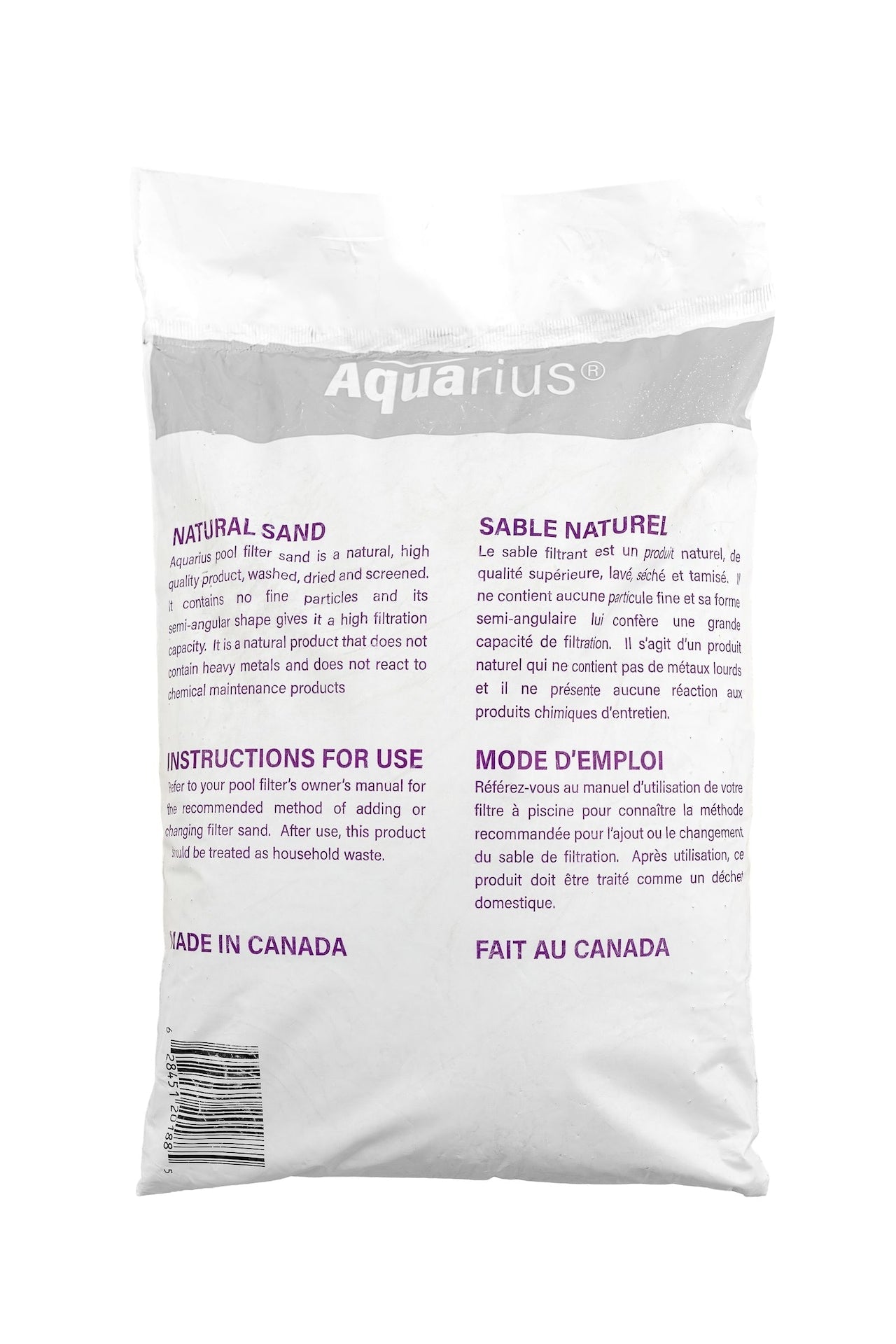 Aquarius Pool Filter Sand, 20-lb
