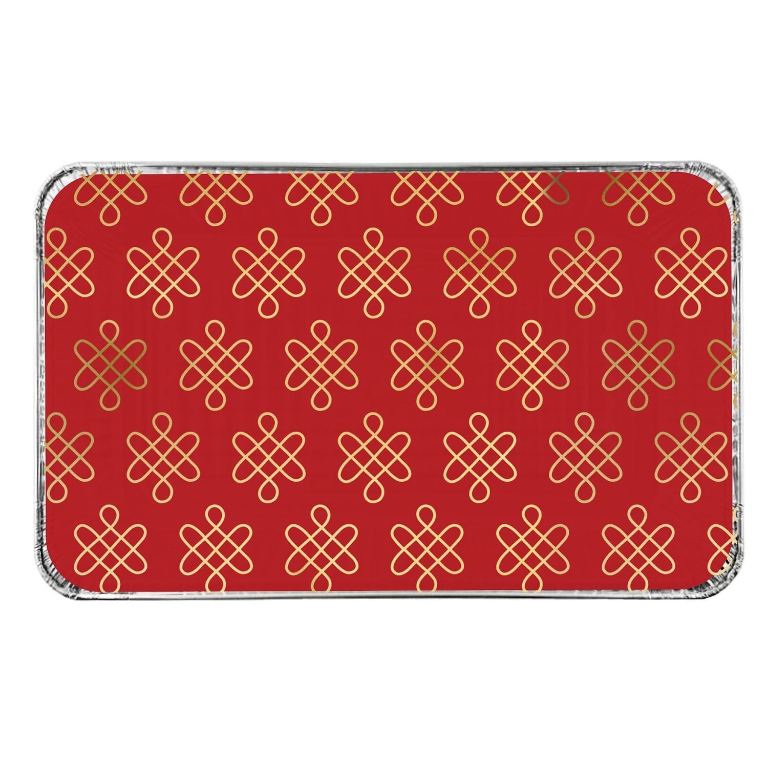 Lunar New Year Small Foil Pans and Lids, 6-pk