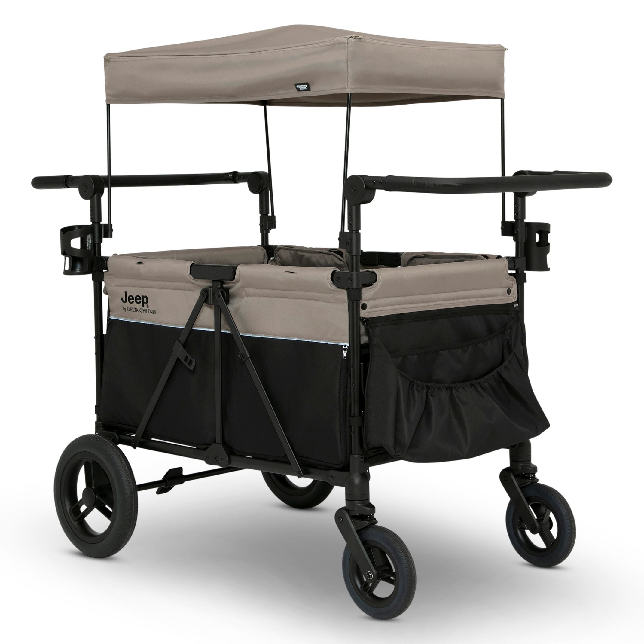Jeep Gladiator Stroller Wagon by Delta Children, Black/Tan