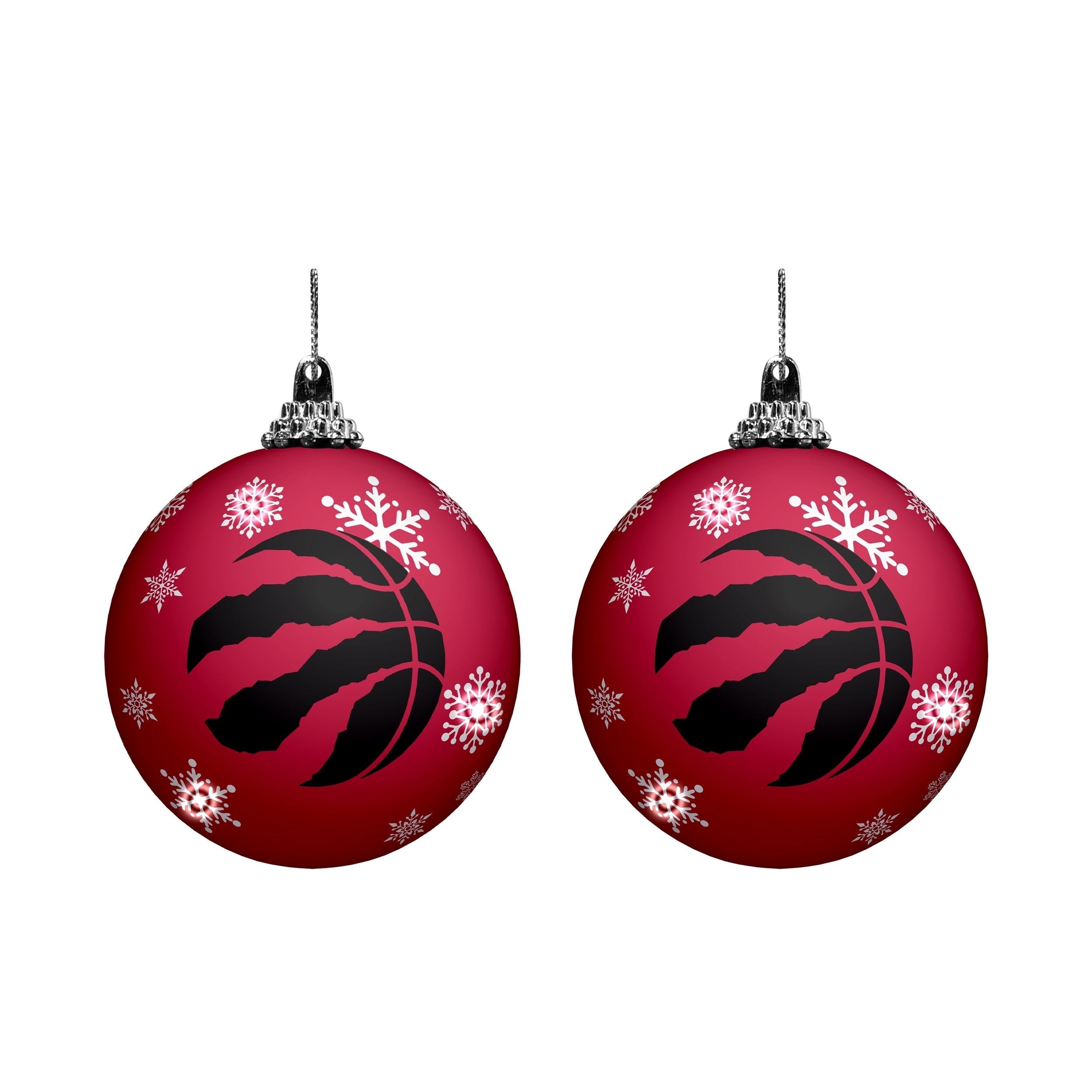 Toronto Raptors Light Up Ornament, 2-Pack