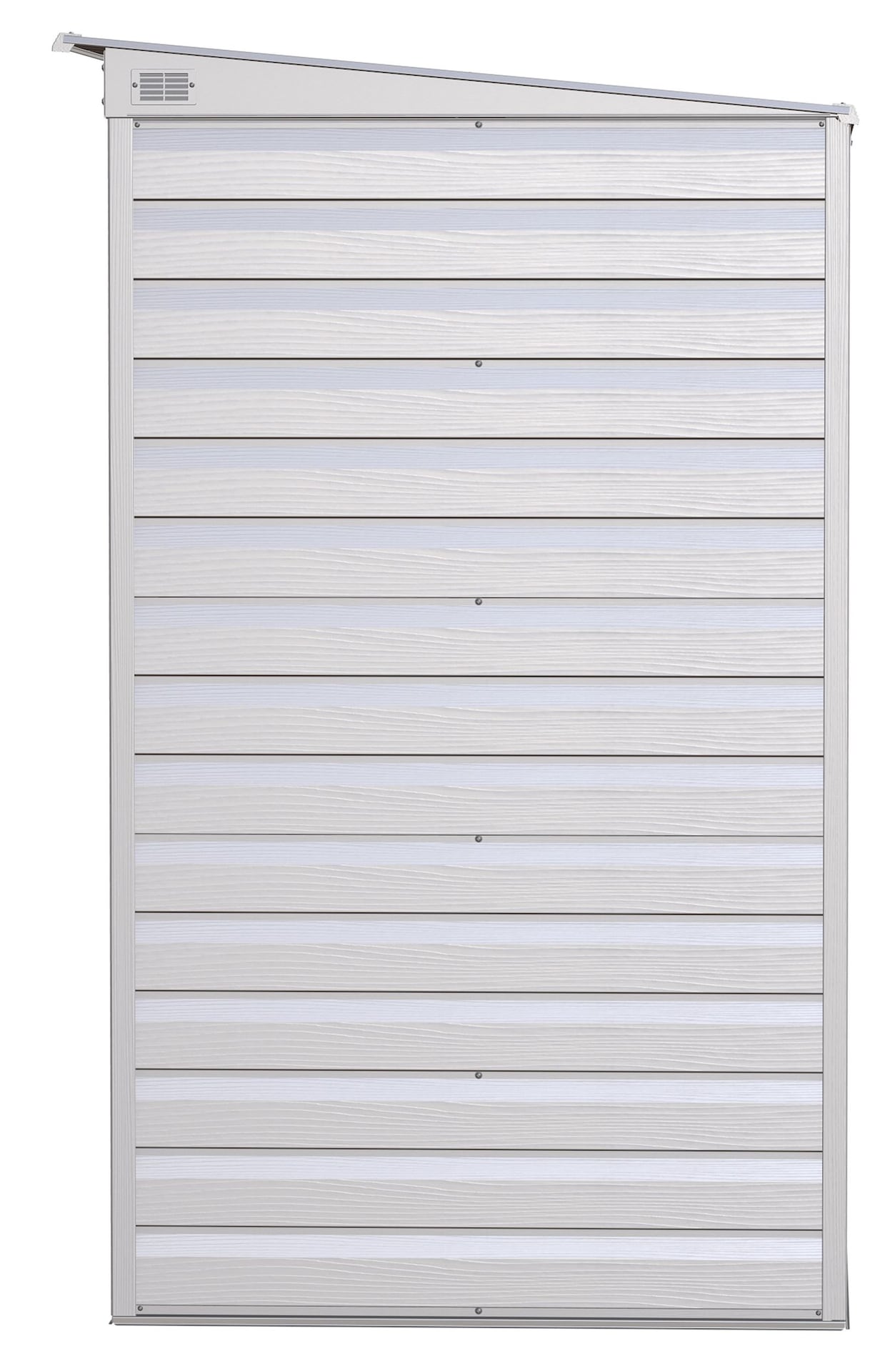 Arrow Select Galvanized Steel Storage Shed, Flute Grey, 6-ft x 4-ft