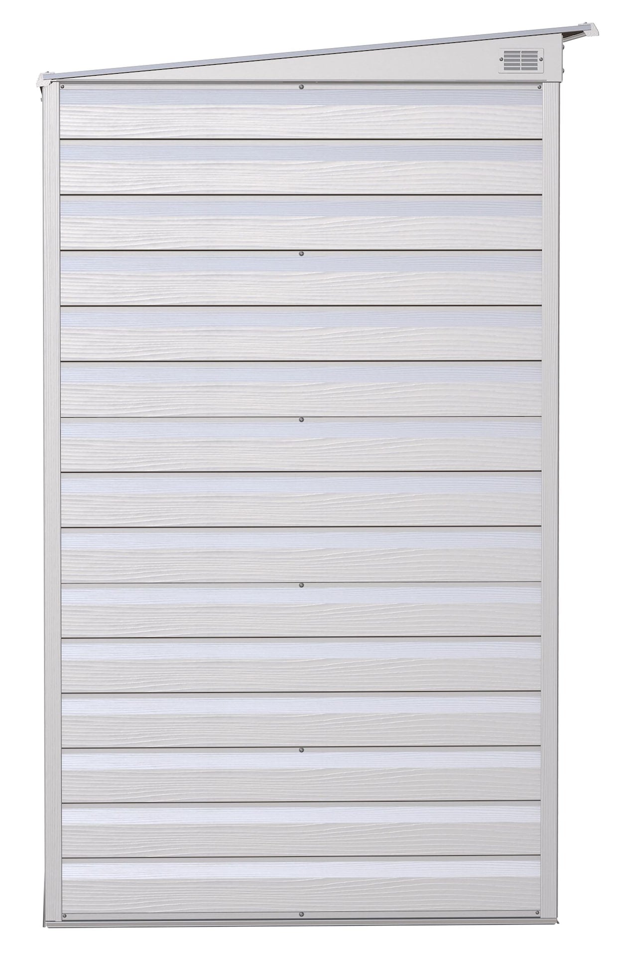 Arrow Select Galvanized Steel Storage Shed, Flute Grey, 6-ft x 4-ft