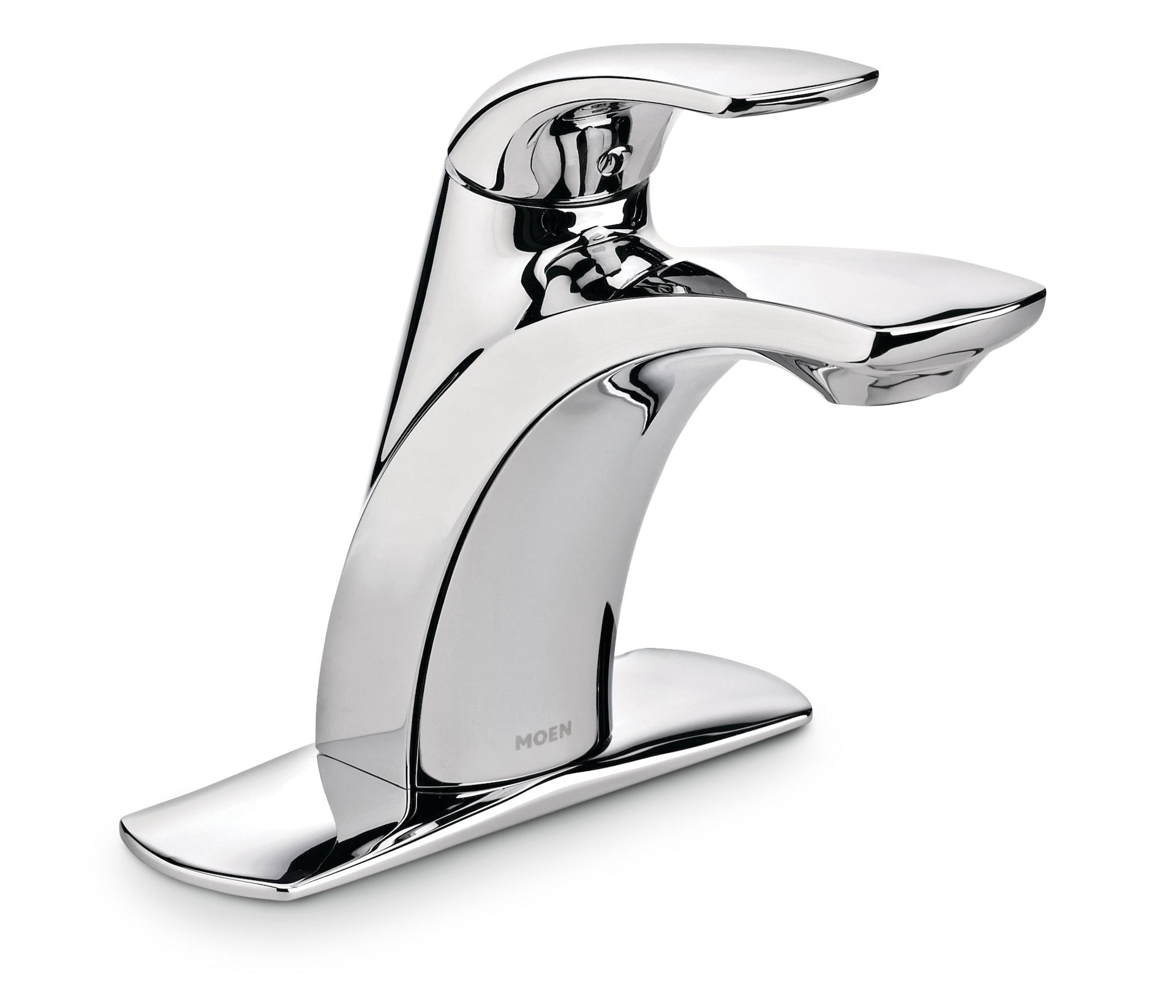Moen Zarina Single Handle High Arc Bathroom Faucet, Chrome