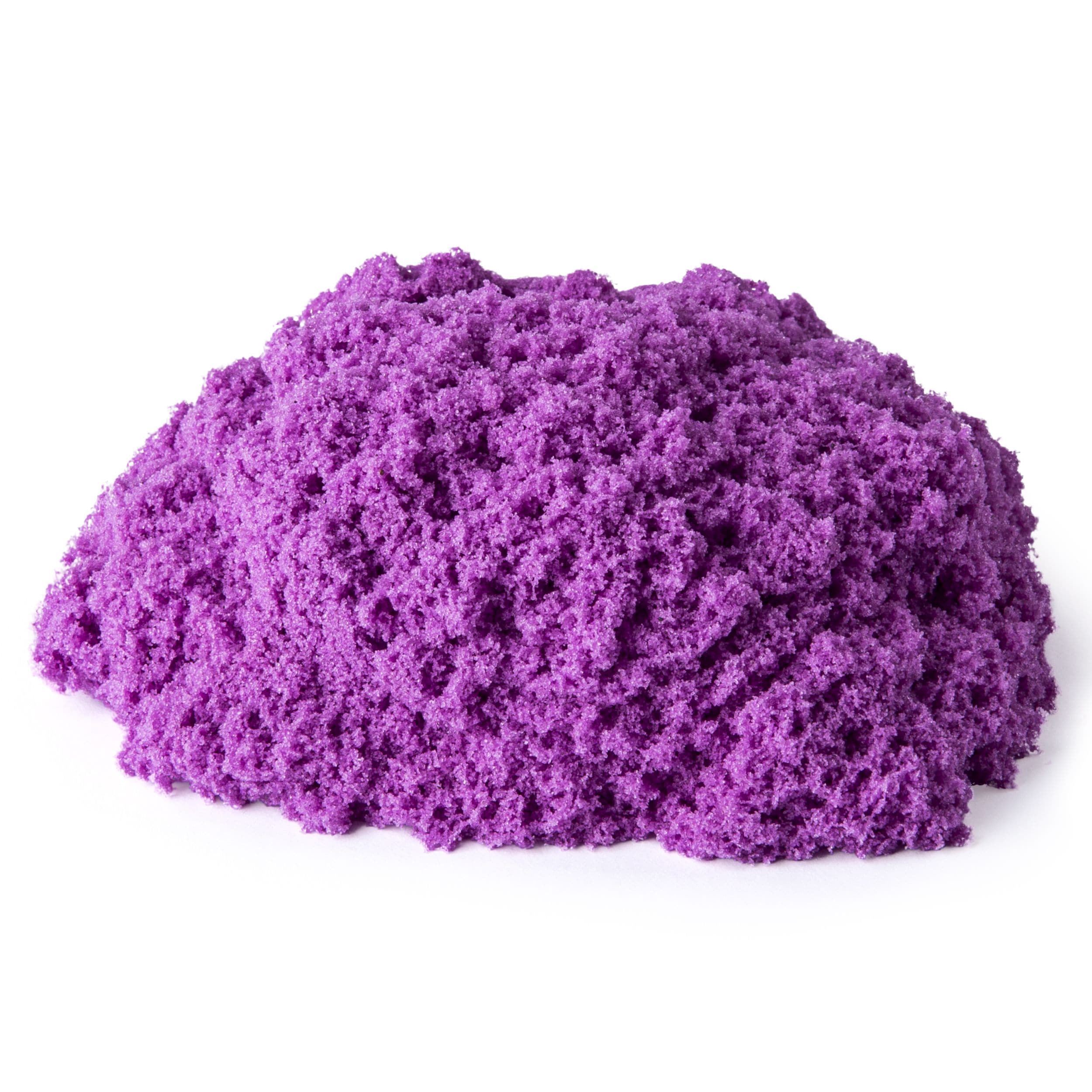 Kinetic Sand Kids Moldable Play Sand & Castle Container, 4.5-oz, Assorted Colours, Ages 3+