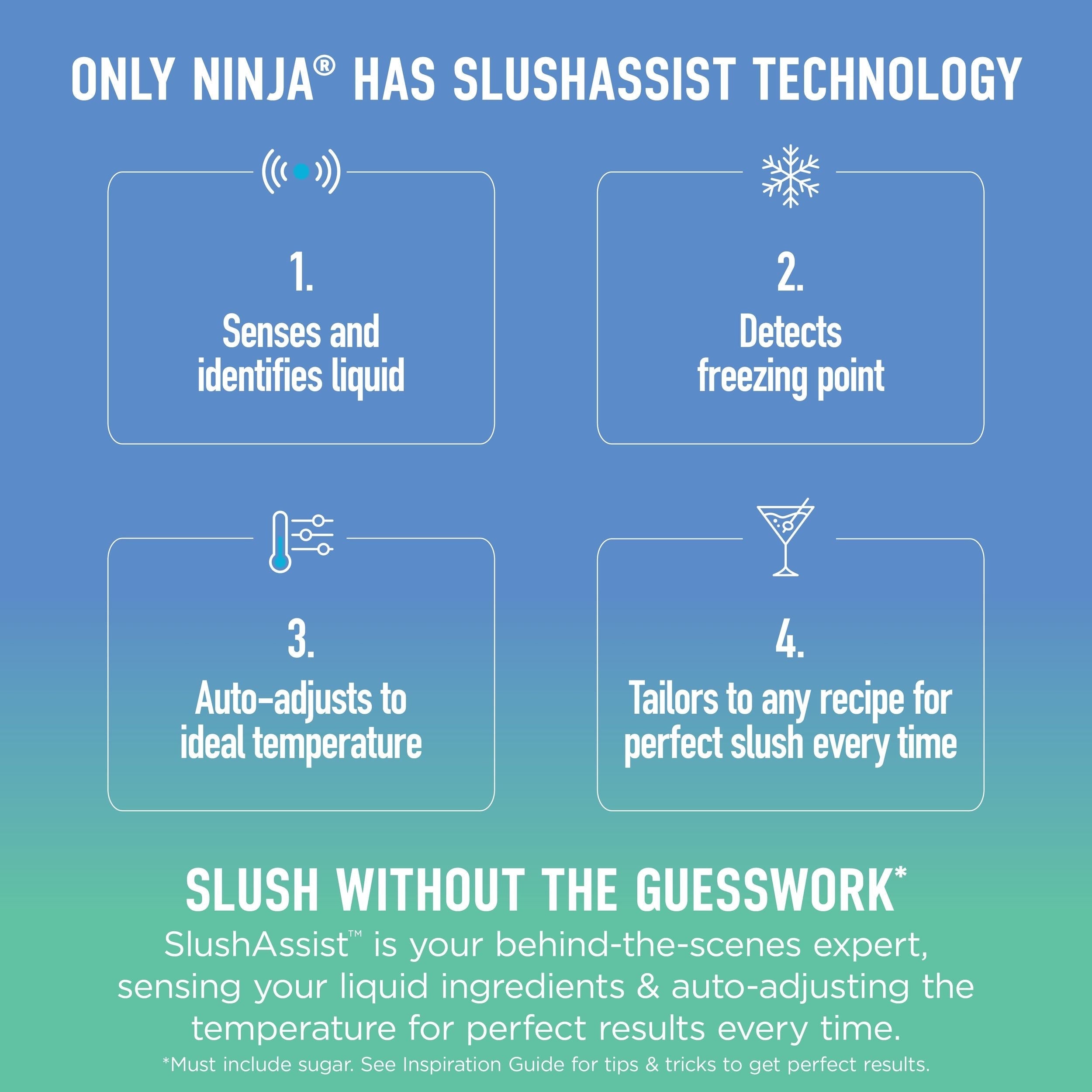Ninja Slushi XL Slushie Machine with SlushAssist Technology, Crema, FS601CBR