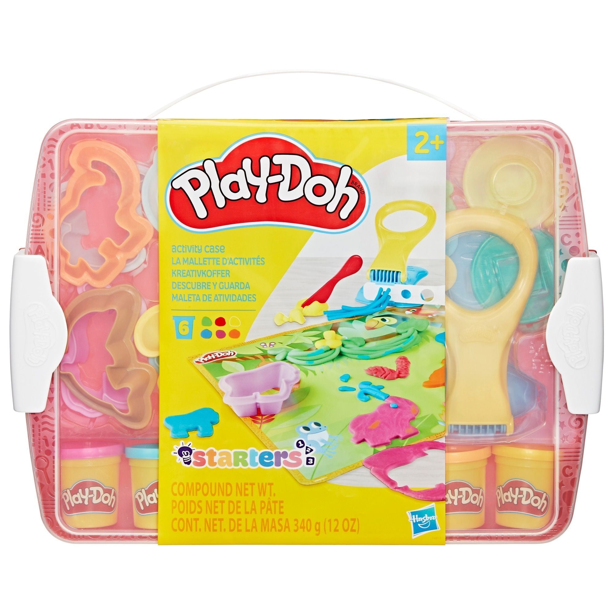 Play-Doh Activity Case with 16 Tools & 6 Colours, Ages 2+